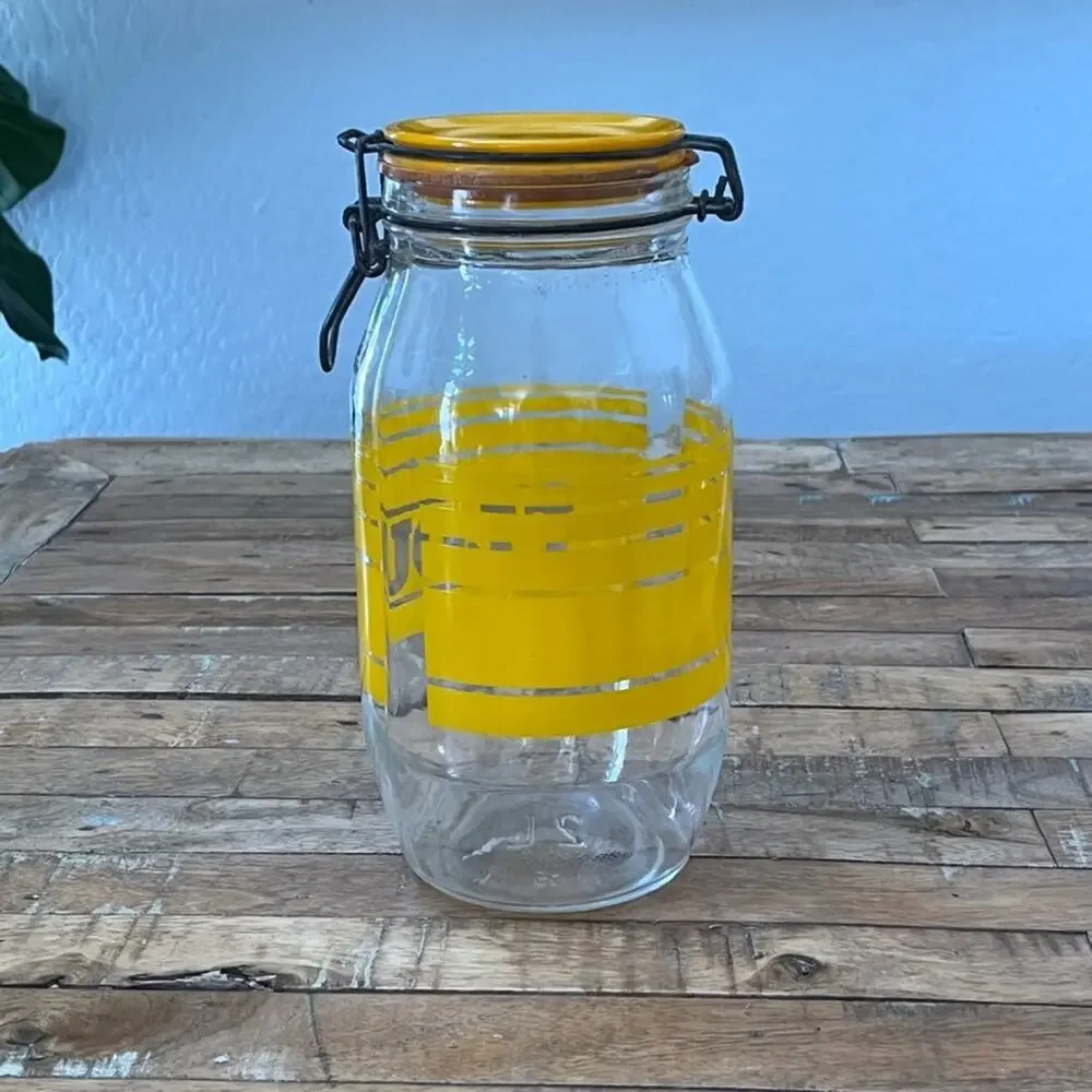 Glass Flour Canister 10